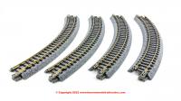 20-170 Kato Ground Level Radius 216mm Curved Track 45 Deg.